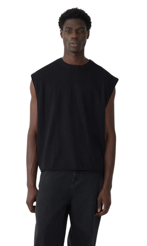 BASSIKE Raw Sleeve Muscle Tank