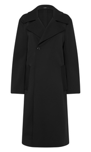 BASSIKE Stretch Twill Trench Coat