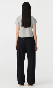 BASSIKE Stretch Twill Pinstitch Detail Pant