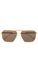 Load image into Gallery viewer, BOTTEGA VENETA Gold Frame Square Sunglasses
