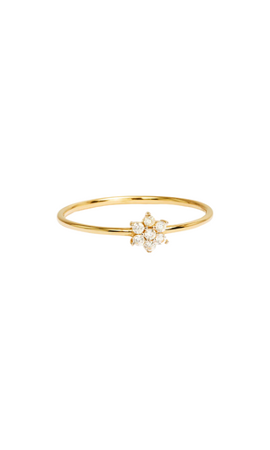 BY CHARLOTTE Crystal Lotus Flower Ring