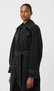 CAMILLA AND MARC Bea Denim Trench Coat