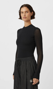 CAMILLA AND MARC Torsade Knit Bodysuit