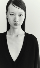 Load image into Gallery viewer, COURTNEY ZHENG Elva V-Neck Cashmere Sweater
