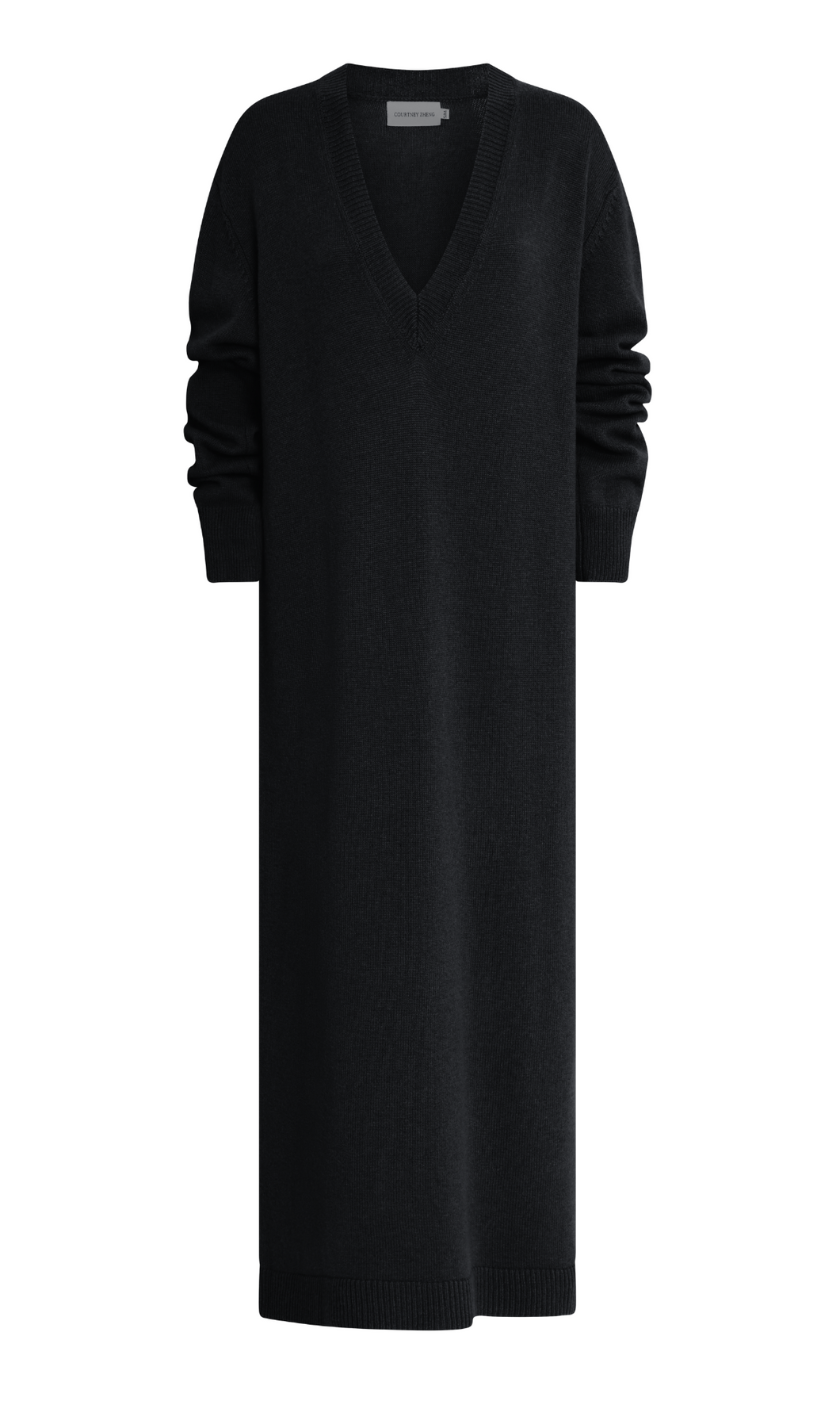 COURTNEY ZHENG Emery Cashmere Maxi Dress