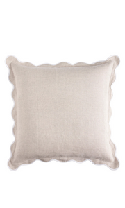 CUSHION | Linen Scallop