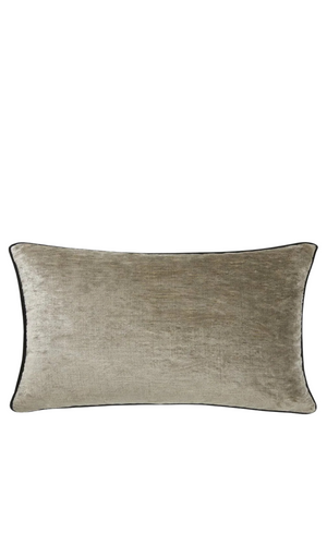 CUSHION Velvet Piped ARGENT