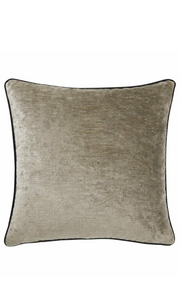 CUSHION Velvet Piped ARGENT