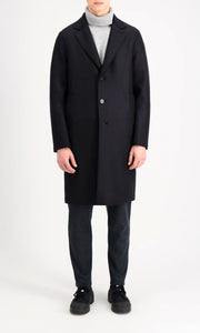 HARRIS WHARF LONDON | Pressed Wool Overcoat