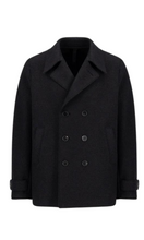 Load image into Gallery viewer, HARRIS WHARF LONDON Peacoat Boiled Wool
