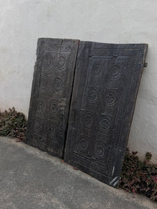 Teak Indian Hand-Carved Doors