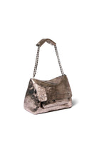 Load image into Gallery viewer, JEROME DREYFUSS Lulu L bag in Lamé Champagne at Amara Home
