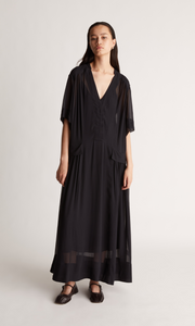 LEE MATHEWS Celia V-Neck Dress