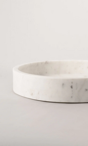 MARBLE | White Round Tray