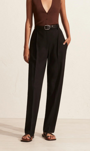 MATTEAU | High Waist Pleat Pant