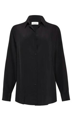 MATTEAU Long Sleeve Silk Shirt