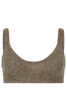 Load image into Gallery viewer, NAGNATA Cable Knit Wool Bralet
