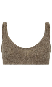 NAGNATA Cable Knit Wool Bralet