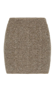 NAGNATA Cable Knit Wool Skirt