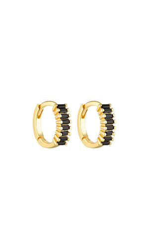 PORTER-Gemini-Huggies-Gold-Onyx-Earrings-Jewellery-Amara-Home