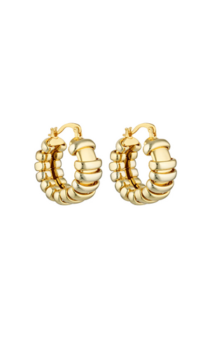 PORTER Turtle Hoops - Gold