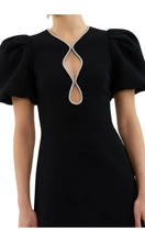 Load image into Gallery viewer, REBECCA VALLANCE Estella Puff Sleeve Mini Dress
