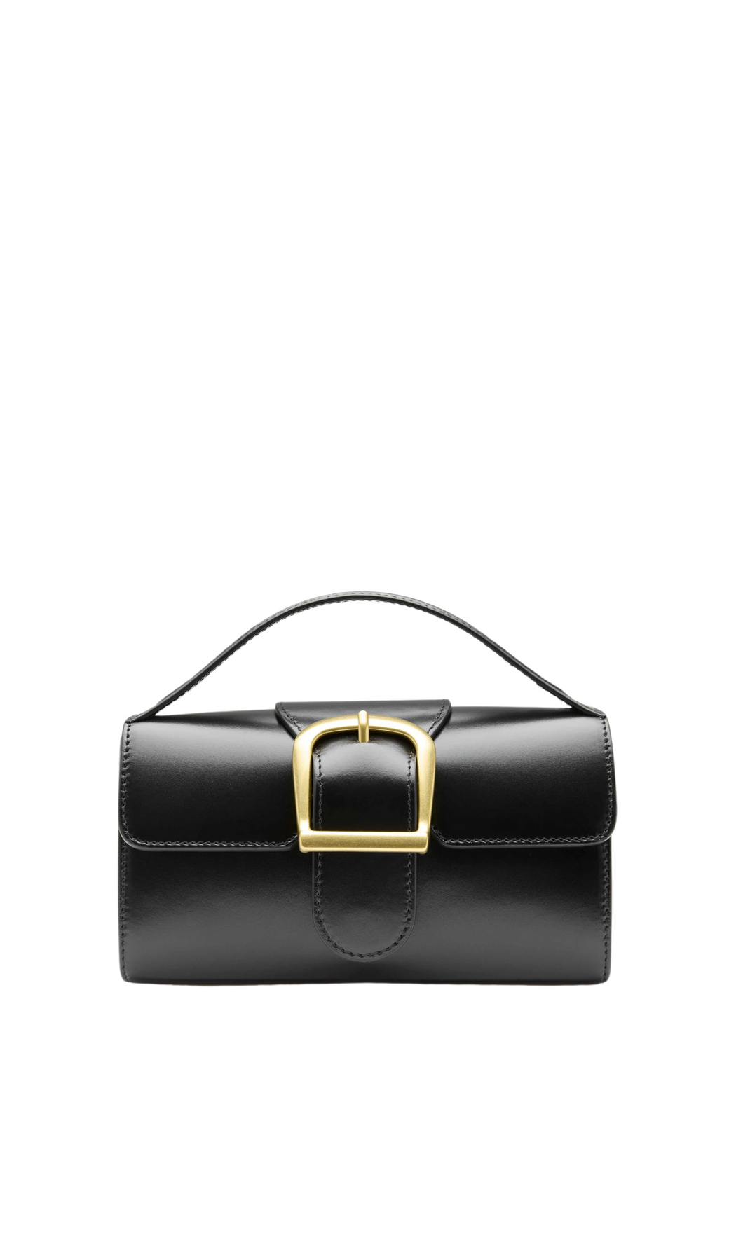 RYLAN | 10.1 Black Mini Satchel with Flat Handle