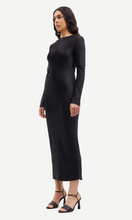 Load image into Gallery viewer, SAMSOE-SAMSOE-ALINA-LONG-DRESS-BLACK-14903-WOMEN&#39;S-FASHION-AMARA-HOME
