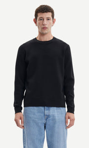 SAMSOE-SAMSOE-Gunan-Crew-Neck-Jumper-10490-Black-Men's-Fashion-Clothing-Amara-Home