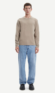 SAMSOE-SAMSOE-Gunan-Crew-Neck-Jumper-10490-Pure-Cashmere-Men's-Fashion-Clothing-Amara-Home