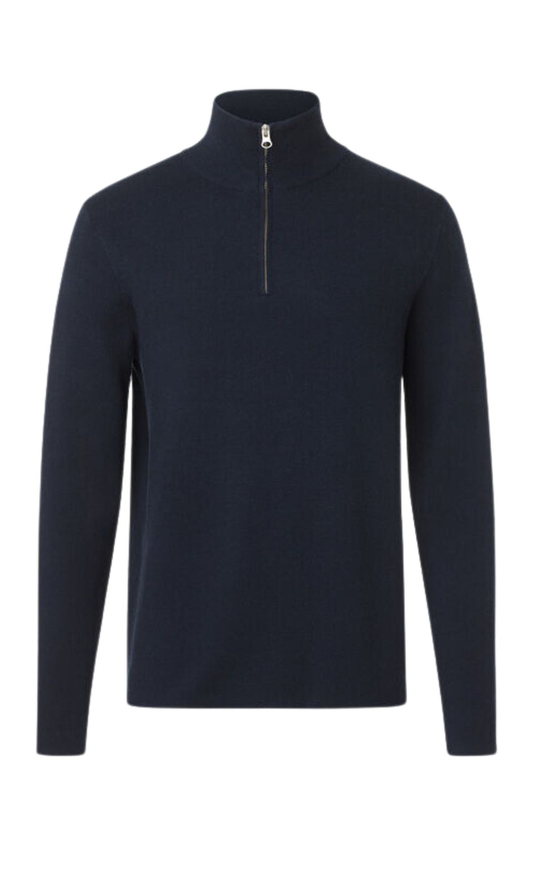 SAMSOE-SAMSOE-Gunan-Turtle-Neck-Zip-Jumper-10490-Sky-Captain-Men's-Fashion-Clothing-Amara-Home