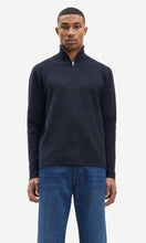 Load image into Gallery viewer, SAMSOE-SAMSOE-Gunan-Turtle-Neck-Zip-Jumper-10490-Sky-Captain-Men&#39;s-Fashion-Clothing-Amara-Home
