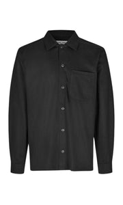 SAMSOE-SAMSOE-Sataka-JC-Overshirt-13208-Black-Black-Men's-Fashion-Clothing-Amara-Home