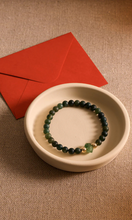 Load image into Gallery viewer, SPIRITUS STONES Quartz Dragon Bracelet with Aventurine &amp; Moss Agate
