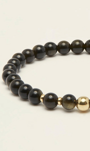 SPIRITUS STONES Transformation Bracelet with Obsidian