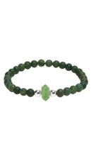 Load image into Gallery viewer, SPIRITUS STONES Quartz Dragon Bracelet with Aventurine &amp; Moss Agate
