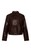 Load image into Gallery viewer, ST. AGNI Cocoon Leather Jacket
