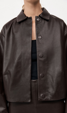 Load image into Gallery viewer, ST. AGNI Cocoon Leather Jacket
