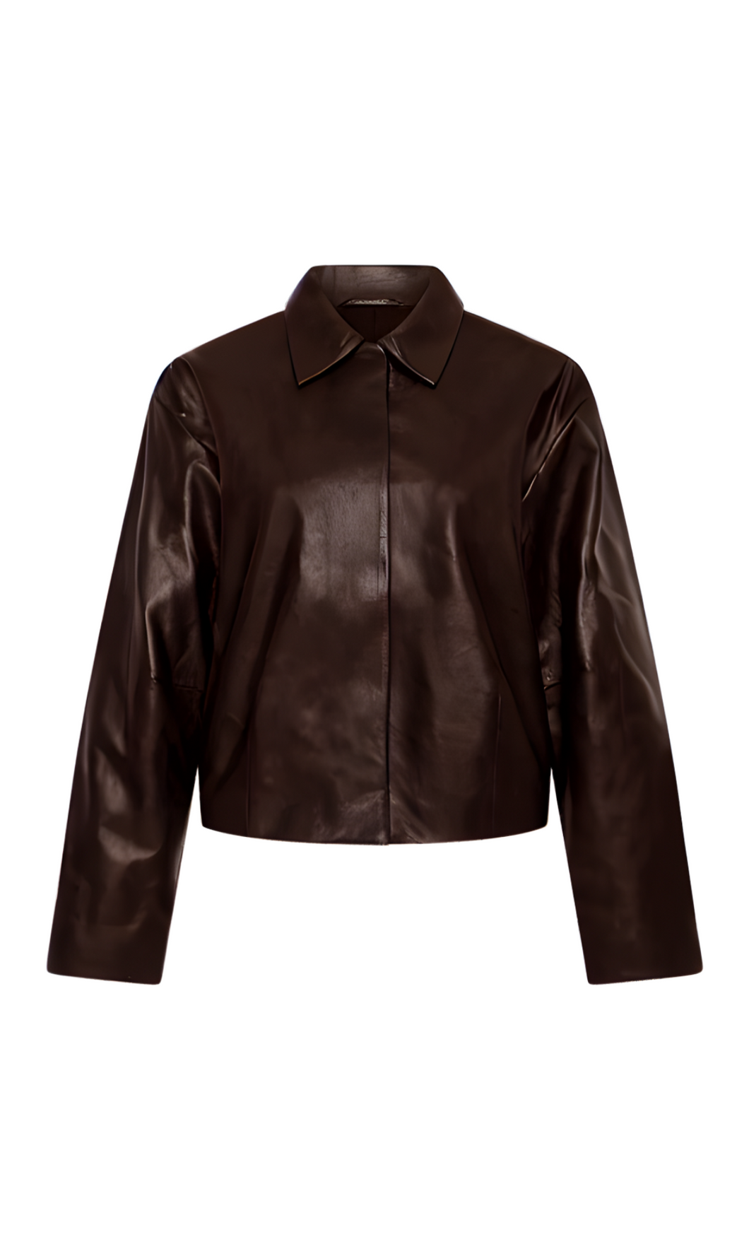 ST. AGNI Cocoon Leather Jacket