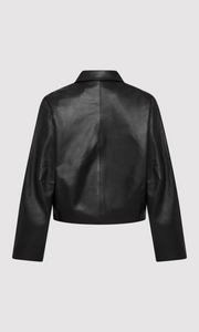 ST. AGNI Cocoon Leather Jacket