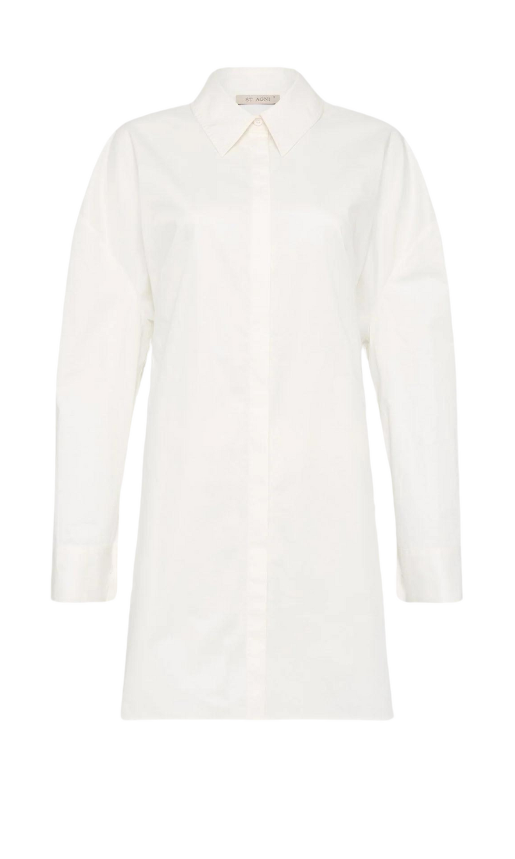 ST. AGNI Cotton Oversized Shirt Dress