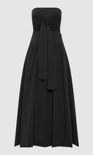 Load image into Gallery viewer, ST. AGNI Gathered Strapless Tie Back Dress
