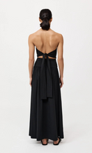 Load image into Gallery viewer, ST. AGNI Gathered Strapless Tie Back Dress
