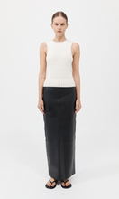 Load image into Gallery viewer, ST. AGNI Leather Column Skirt
