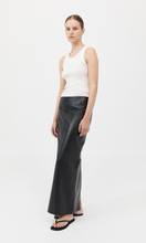 Load image into Gallery viewer, ST. AGNI Leather Column Skirt
