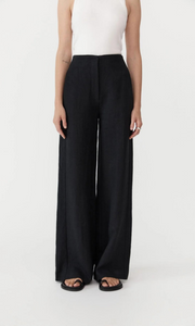 ST. AGNI Linen Wide Leg Pants