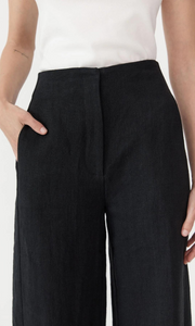 ST. AGNI Linen Wide Leg Pants