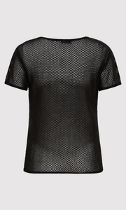 ST. AGNI Mesh Short Sleeve Tee