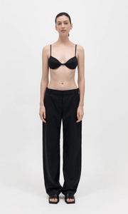 ST. AGNI Pinstripe Tailored Bralette