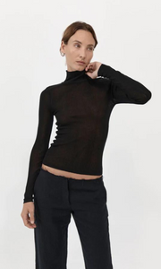 ST. AGNI Second Skin Knit Top